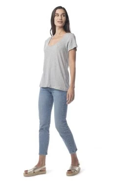 Synergy Organic Clothing Ultimate Tee - Heather Gray 11 Synergy Organic Clothing Ultimate Tee - Heather Gray