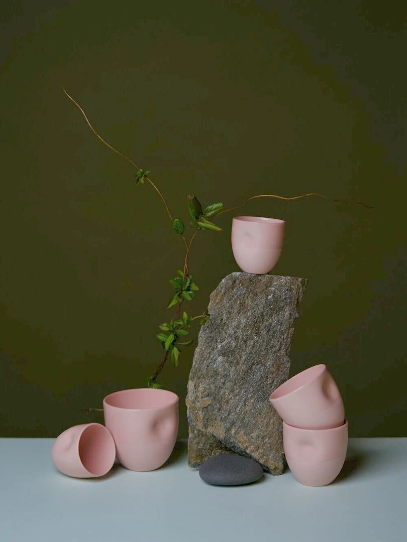 Middle Kingdom Kitchen + Dining Unique Porcelain Cups 4 Middle Kingdom Kitchen + Dining Unique Porcelain Cups