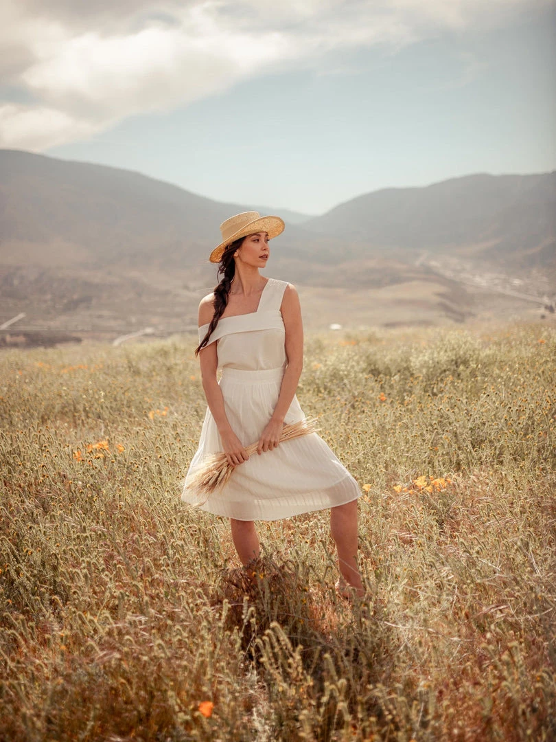 Valani Clothing Malina Tencel Top - Cloud Dancer 6 Valani Clothing Malina Tencel Top - Cloud Dancer