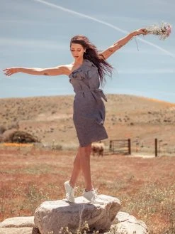 Valani Clothing Sokha Hemp Midi Dress