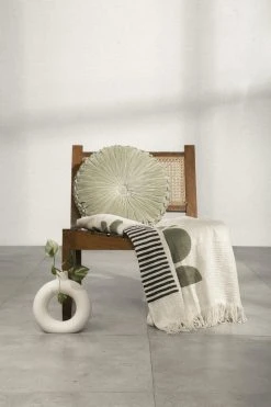 Casa Amarosa Velvet Round Throw Pillow Home Goods