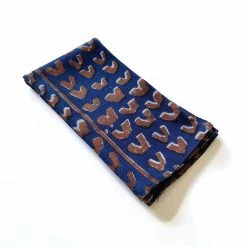 Ichcha Vera Blue Napkin Set 15 Ichcha Vera Blue Napkin Set