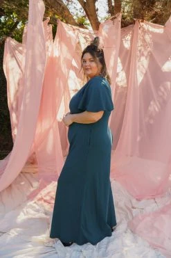 Mien Villa Flutter Sleeve Jumpsuit Clothing