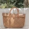 Village Thrive Amber Woven Seagrass Purse Accessories