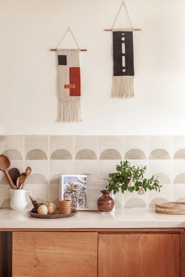 Village Thrive Block Macrame Wall Hanging Home Goods 5 Village Thrive Block Macrame Wall Hanging Home Goods