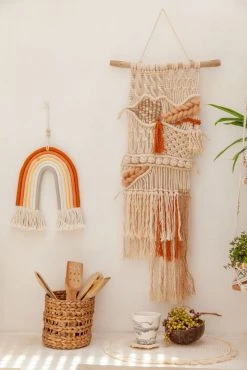 Village Thrive Mia Macrame Rainbow Wall Hanging