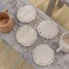 Village Thrive Mixed Macrame Coaster Set Home Goods