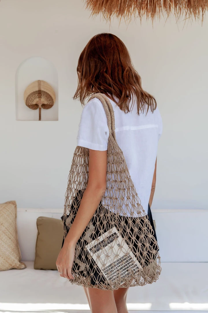 Village Thrive Accessories Natural Net Market Tote Bag 4 Village Thrive Accessories Natural Net Market Tote Bag