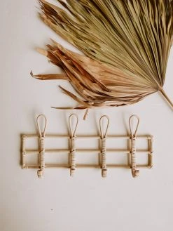 Village Thrive Nusa Rattan Wall Hooks