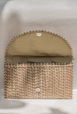 Village Thrive Ombre Rattan Clutch Bag Accessories