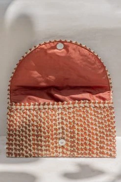 Village Thrive Ombre Rattan Clutch Bag Accessories