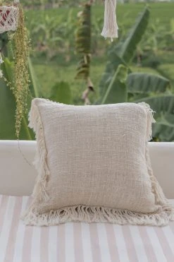 Village Thrive Home Goods Tassel Fringe Throw Pillow Cover 22 Village Thrive Home Goods Tassel Fringe Throw Pillow Cover