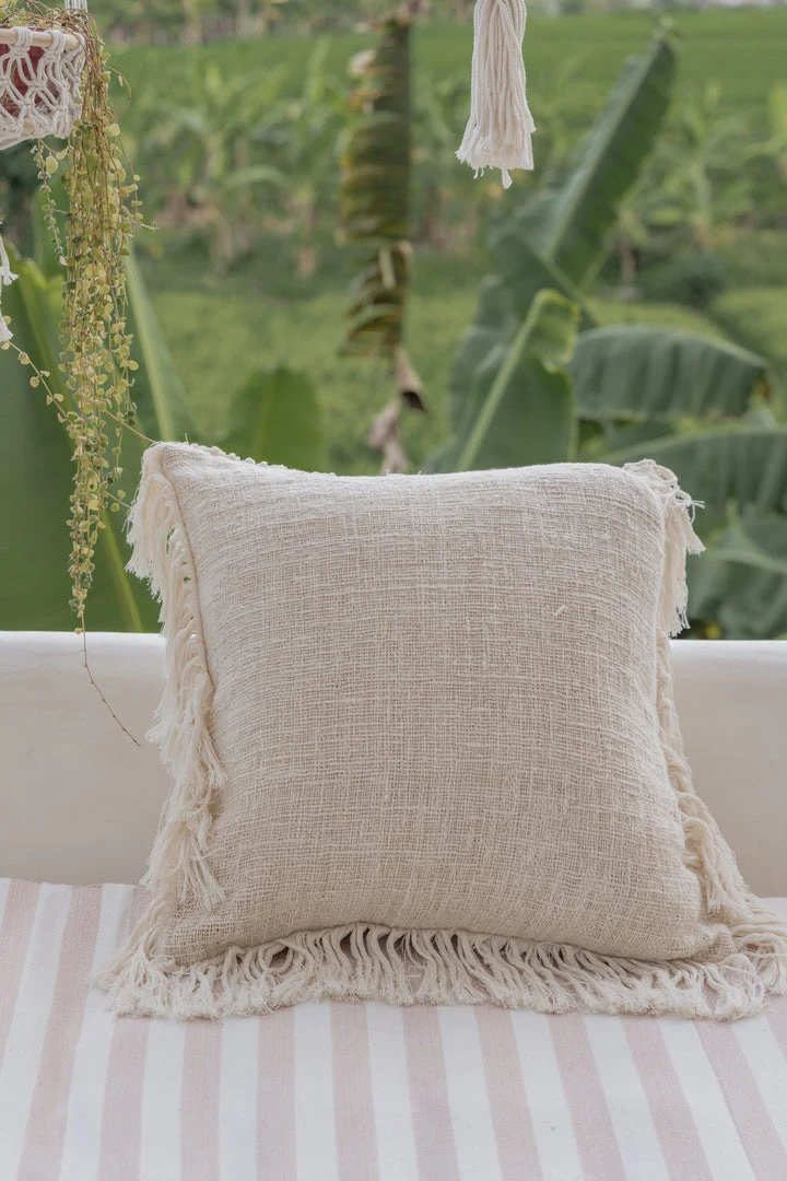 Village Thrive Home Goods Tassel Fringe Throw Pillow Cover 12 Village Thrive Home Goods Tassel Fringe Throw Pillow Cover