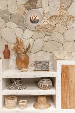 Village Thrive Woven Rattan Cube Storage Basket Set 9 Village Thrive Woven Rattan Cube Storage Basket Set