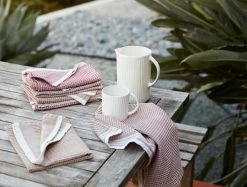 Coyuchi Waffle Kitchen Towel Set - Prairie