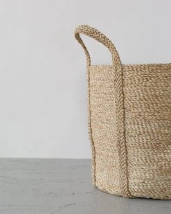 Will & Atlas Home Goods Jute Laundry Basket - Natural