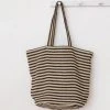 Will & Atlas Paris Striped Oversized Tote - Black + White Best Sellers