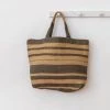 Will & Atlas Sonoma Jute Shopper - Gray Stripe