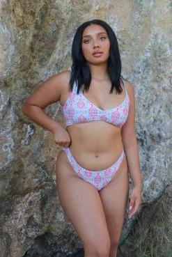 Wolven Reversible French Cut Recycled Bikini Bottom - Amalfi Swim