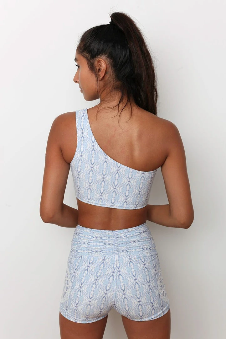 Wolven Reversible One Shoulder Recycled Top - Aquarius Activewear + Athleisure 7 Wolven Reversible One Shoulder Recycled Top - Aquarius Activewear + Athleisure