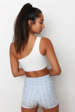 Wolven Reversible One Shoulder Recycled Top - Aquarius Activewear + Athleisure 19 Wolven Reversible One Shoulder Recycled Top - Aquarius Activewear + Athleisure