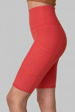 Wolven Best Sellers Recycled Bike Short With Pockets - Cayenne 20 Wolven Best Sellers Recycled Bike Short With Pockets - Cayenne