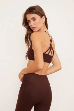 Wolven Reversible Crisscross Recycled Bra - Chai Activewear + Athleisure 13 Wolven Reversible Crisscross Recycled Bra - Chai Activewear + Athleisure