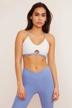 Wolven Reversible Crisscross Recycled Bra - Juniper