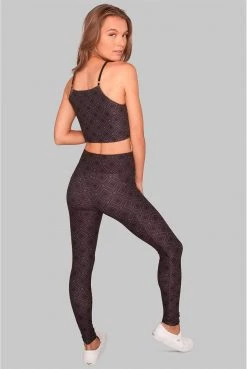 Wolven Activewear + Athleisure Crossover Recycled Legging With Pockets - Summit