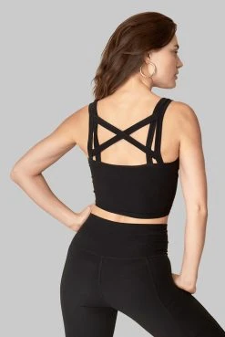 Wolven Double Cross Recycled Top - Onyx Activewear + Athleisure 9 Wolven Double Cross Recycled Top - Onyx Activewear + Athleisure