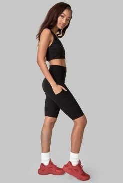 Wolven Recycled Bike Short With Pockets - Onyx Best Sellers