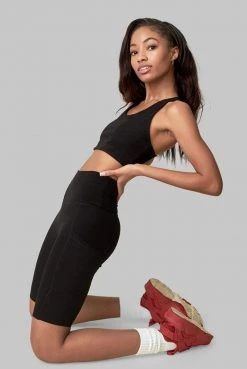 Wolven Recycled Bike Short With Pockets - Onyx Best Sellers