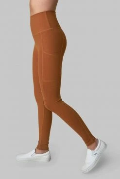 Wolven Recycled Legging With Pockets- Turmeric Best Sellers