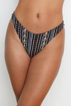 Wolven Reversible French Cut Recycled Bikini Bottom - Zephyr Swim