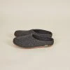 Kyrgies Best Sellers Women's Molded Sole Low Back Wool Slippers - Charcoal 2 Kyrgies Best Sellers Women's Molded Sole Low Back Wool Slippers - Charcoal