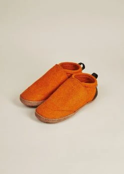 Kyrgies Women's Wool Tengries Slippers - Orange 12 Kyrgies Women's Wool Tengries Slippers - Orange