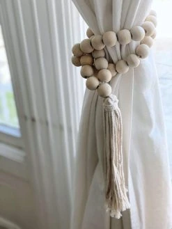 Ceremonia Wooden Beaded Tassel