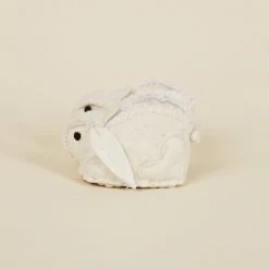 Silk Road Bazaar Wool Baby Booties - Bunny