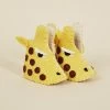 Silk Road Bazaar Kids' + Baby Wool Baby Booties - Giraffe