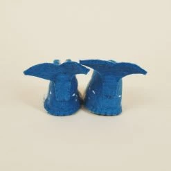Silk Road Bazaar Wool Baby Booties - Whale 9 Silk Road Bazaar Wool Baby Booties - Whale