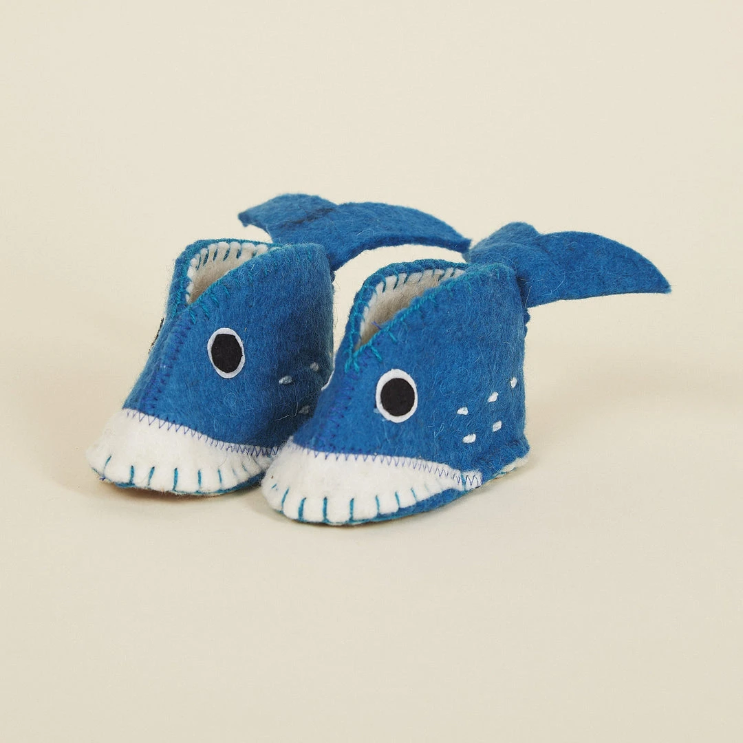 Silk Road Bazaar Wool Baby Booties - Whale 3 Silk Road Bazaar Wool Baby Booties - Whale