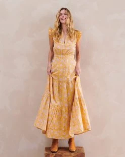 WVN Clothing Starla Marigold Dress 14 WVN Clothing Starla Marigold Dress