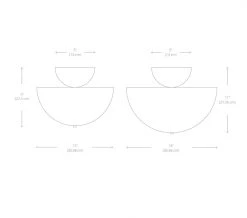 Dounia Home Zana Semi Flush Mount Ceiling Light