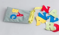 Zeki Learning English Alphabet Bag - Green Baby Gifts