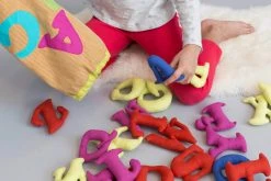 Zeki Learning English Plush Alphabet Bag Baby Gifts