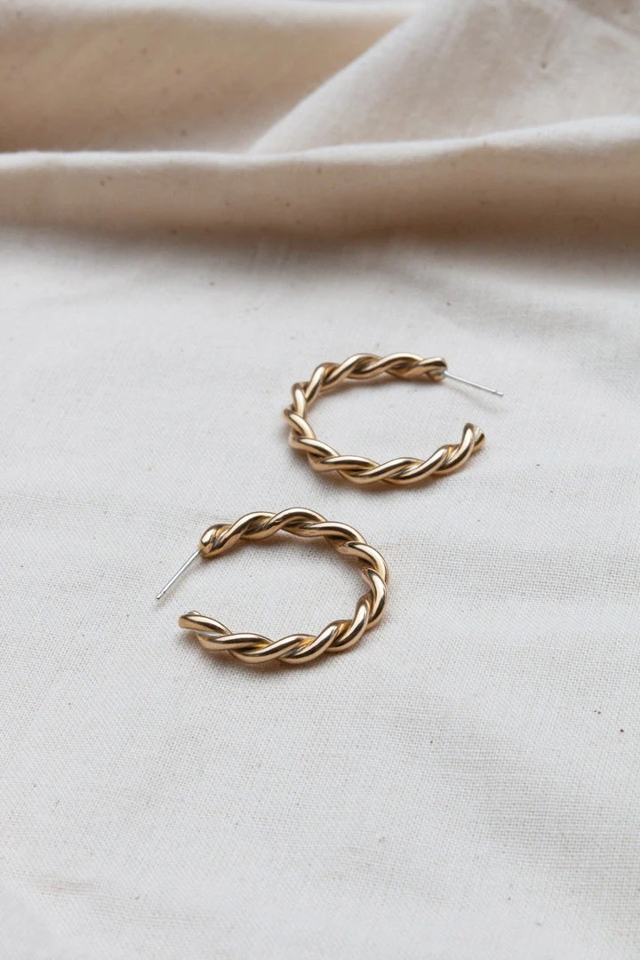 Yewo Jewelry Zinga Recycled Hoop Earrings 3 Yewo Jewelry Zinga Recycled Hoop Earrings
