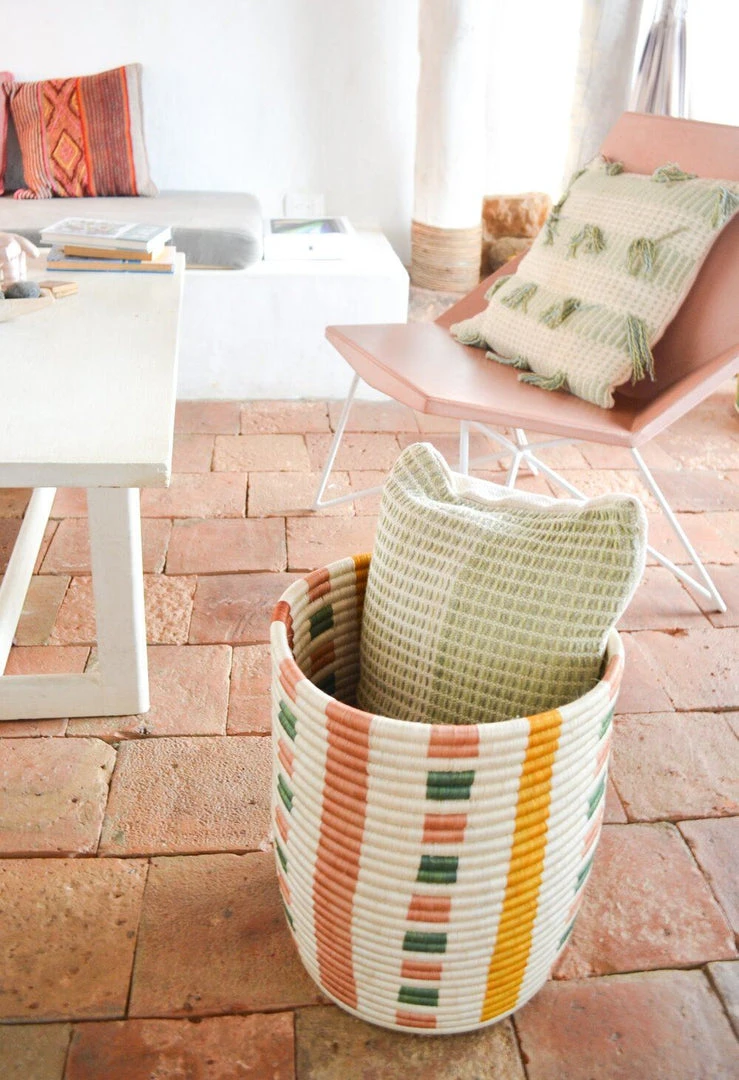 Zuahaza Handcrafted Boyaca Medium Floor Basket 5 Zuahaza Handcrafted Boyaca Medium Floor Basket