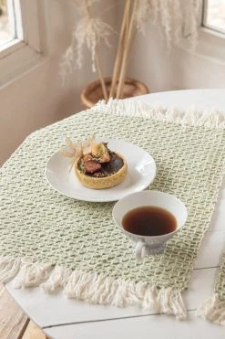 Zuahaza Kitchen + Dining Diamond Feijoa Placemat