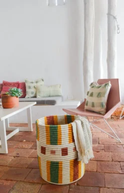 Zuahaza Handcrafted Omaira Large Floor Basket