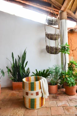 Zuahaza Handcrafted Omaira Large Floor Basket 12 Zuahaza Handcrafted Omaira Large Floor Basket